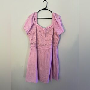 American Eagle Puff Sleeve Mini Dress